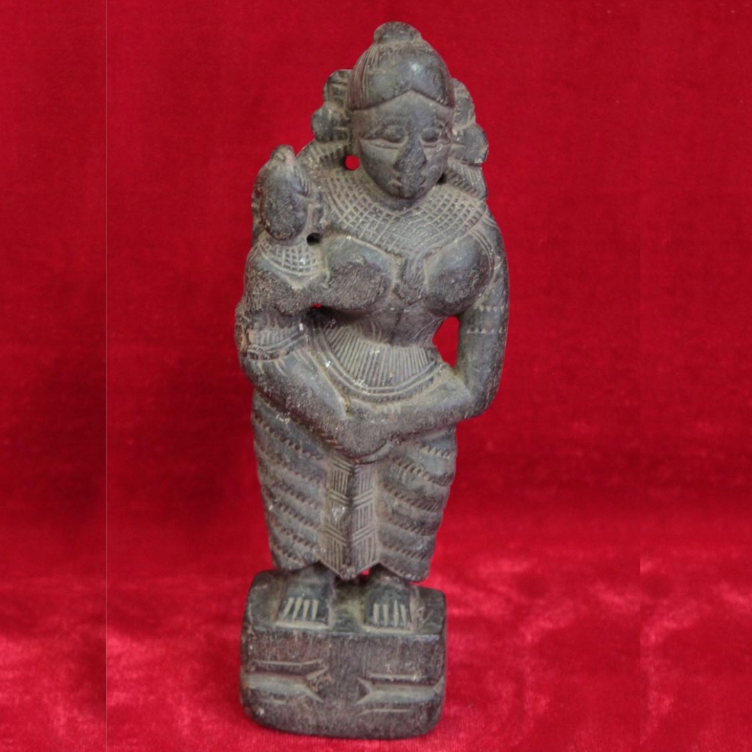 Untitled-2025-08-12T161422.328.png Wooden Doll Female Figure Old Vintage Antique Rare Carved Home Decor - Image 1