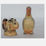 Vintage-Style Bone Goat Bird Figurine – Spooky Halloween Home Decor & Gift Idea