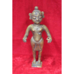 Brass Statue Tribal Female Old Vintage Rare Home Decor Collectible Figure