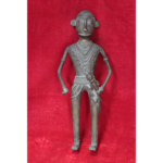 Brass Statue Tribal Male Old Vintage Rare Home Decor Collectible Figure