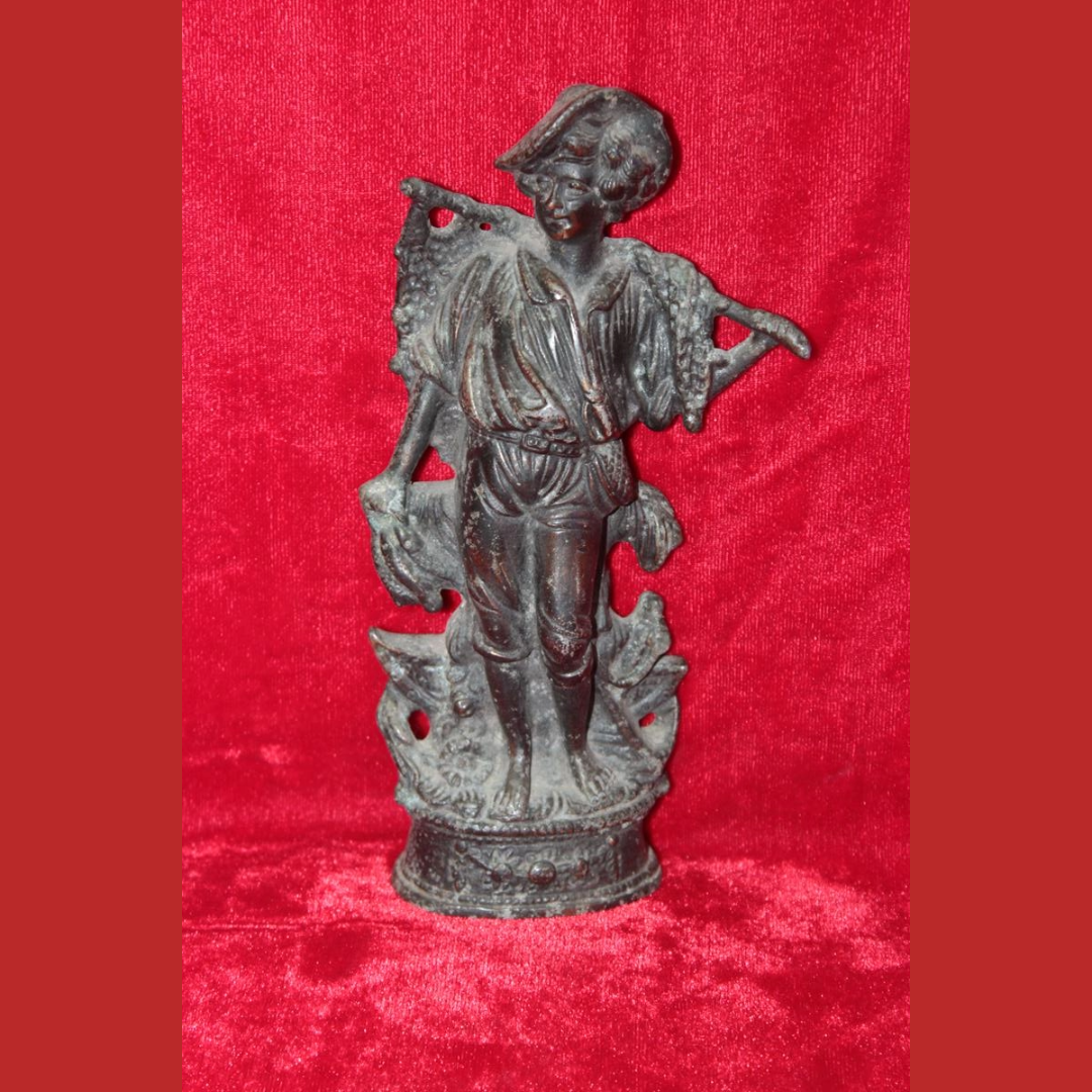 Untitled-50.png Brass Statue Englishman 1900s Old Vintage Home Decor Halloween Gifts Figure - Image 1