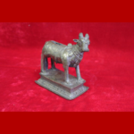 Brass Nandi Statue 1900s Old Vintage Antique Home Decor Collectible