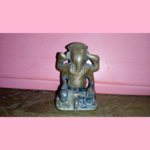Brass Ganesha Statue Old Vintage Antique Showpiece Home Decor Collectible