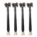 Chettinad Pillars (Columns), Newly Made 8 Feet Long South Indian Style Pillar