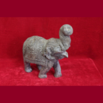 Wooden Elephant Figure Hand Carved Old Vintage Antique Rare Home Decor