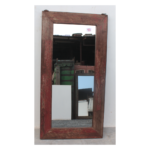Elegant Old Wood Mirror Frame for Wall Hanging