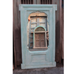 Old Refinished Wooden Mirror Frame