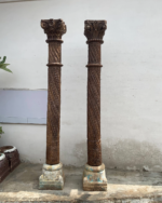 Antique Wooden Temple Supports | Indian Teak Columns- Your Homefurniture Store