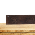 Traditional Wooden Wall Decor Carving Panel | Vintage Decor Pieces - Image 2