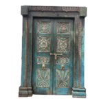6.11 feet Large Traditional Carving Door With Frame - Your Home Furniture Store