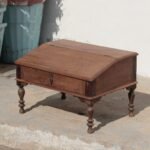 Early 20th Century Indian Hand-Carved Wood Money Box, Men’s Accessories Box