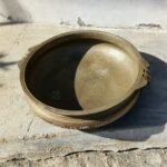 Old Brass Urli, 1.8 feet large Antique Brass Vessel For Home Decor - Image 2