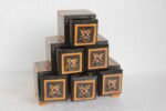 Hand-Painted Wooden 6 Drawer Chest – Vintage-Style Jewelry Box / Indian Handicraft Gift - Image 2