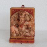 Wooden Key Holder Design Hook Ganesha Shaped Key Hanger Halloween Gifts