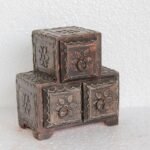 Small Drawer Chest – New Antique Hand-Painted Home Decor Collectible