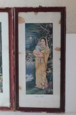 Set of 3 Antique Hindu Deity Photo Frames – Vintage Religious Home Decor - Image 2