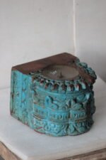 Wooden Candlestick Holder, Rustic Wood Candle stand - Image 2