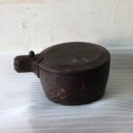 Antique Wooden Indian Spice Box with Swivel Lid - Origin India 19th century - Image 2