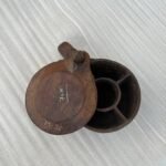The Timeless Trove: Vintage Wooden Spice Box, Old Kitchenware - Image 2
