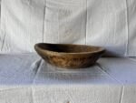 Antique Wooden Round Dough Kneading Bowl Parat Original Old Handmade - Image 2