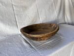 Antique Wooden Round Dough Kneading Bowl Parat Original Old Handmade - Image 3