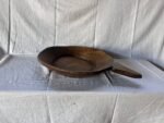 Antique Wooden Round Dough Kneading Bowl Parat Original Old Handmade - Image 5