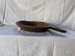 Antique Wooden Round Dough Kneading Bowl Parat Original Old Handmade - Image 4