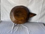 Antique Wooden Round Dough Kneading Bowl Parat Original Old Handmade - Image 2