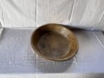 Antique Wooden Round Dough Kneading Bowl Parat Original Old Handmade - Image 5