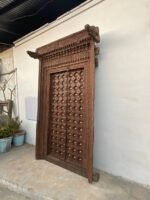 8.5 feet large Antique Shekhawati Door, Heritage Doors - Image 3