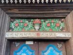 8.1 feet Traditional Antique South Indian Wooden Door - Image 4