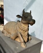 Grand 36-Inch Brass Nandi – A Divine Masterpiece for Your Altar - Image 5