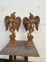 Handcrafted 1.6 Ft Pondicherry Angels – Elegant Winged Pair for Home Décor - Image 5