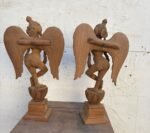 Handcrafted 1.6 Ft Pondicherry Angels – Elegant Winged Pair for Home Décor - Image 6