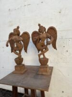 Handcrafted 1.6 Ft Pondicherry Angels – Elegant Winged Pair for Home Décor - Image 8