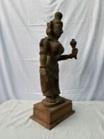 Divine 2.3 Feet Antique Meenakshi Amman Temple Sculpture - Image 6