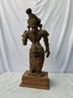 Divine 2.3 Feet Antique Meenakshi Amman Temple Sculpture - Image 4