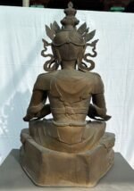40-Inch Large Brass Vajrasattva Buddha Statue - Image 3