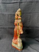 15 Inch Goddess Lakshmi Terracotta Idol – Auspicious Handmade Clay Golu Doll for Prosperity & Wealth - Image 3