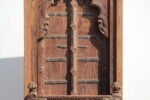 5.3 Ft Teak Wood Antique Jharokha Window – Hand-Carved Vintage Wooden Wall Décor - Image 3