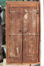 5.3 Ft Teak Wood Antique Jharokha Window – Hand-Carved Vintage Wooden Wall Décor - Image 7