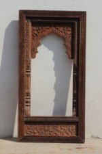 Grand Heritage Hand-Carved Arch Mirror Frame – 5 Ft Premium Statement Piece - Image 2