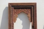 Grand Heritage Hand-Carved Arch Mirror Frame – 5 Ft Premium Statement Piece - Image 2