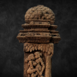 2.8 feet Wooden Erotic Chariot Panel- Exquisite Hand-Carved Art - Image 2