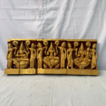 Wooden Chariot Panel – Hand-Carved Traditional Art