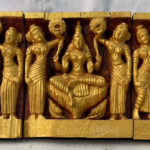 Wooden Chariot Panel – Hand-Carved Traditional Art - Image 3