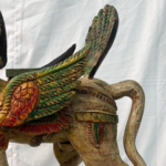 2.1 ft Wooden Kamadhenu Sculpture – Divine Cow of Abundance and Prosperity - Image 9