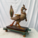 Annapakshi – The Divine Swan Sculpture – 1.8 ft wide Vibrant Home Décor & Statement Piece