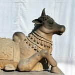 Grand 36-Inch Brass Nandi – A Divine Masterpiece for Your Altar - Image 2