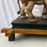 2.5 Ft Large Hand-Carved Wooden Elephant Figure – Big Decorative Wooden Statue for Home & Office - Image 4